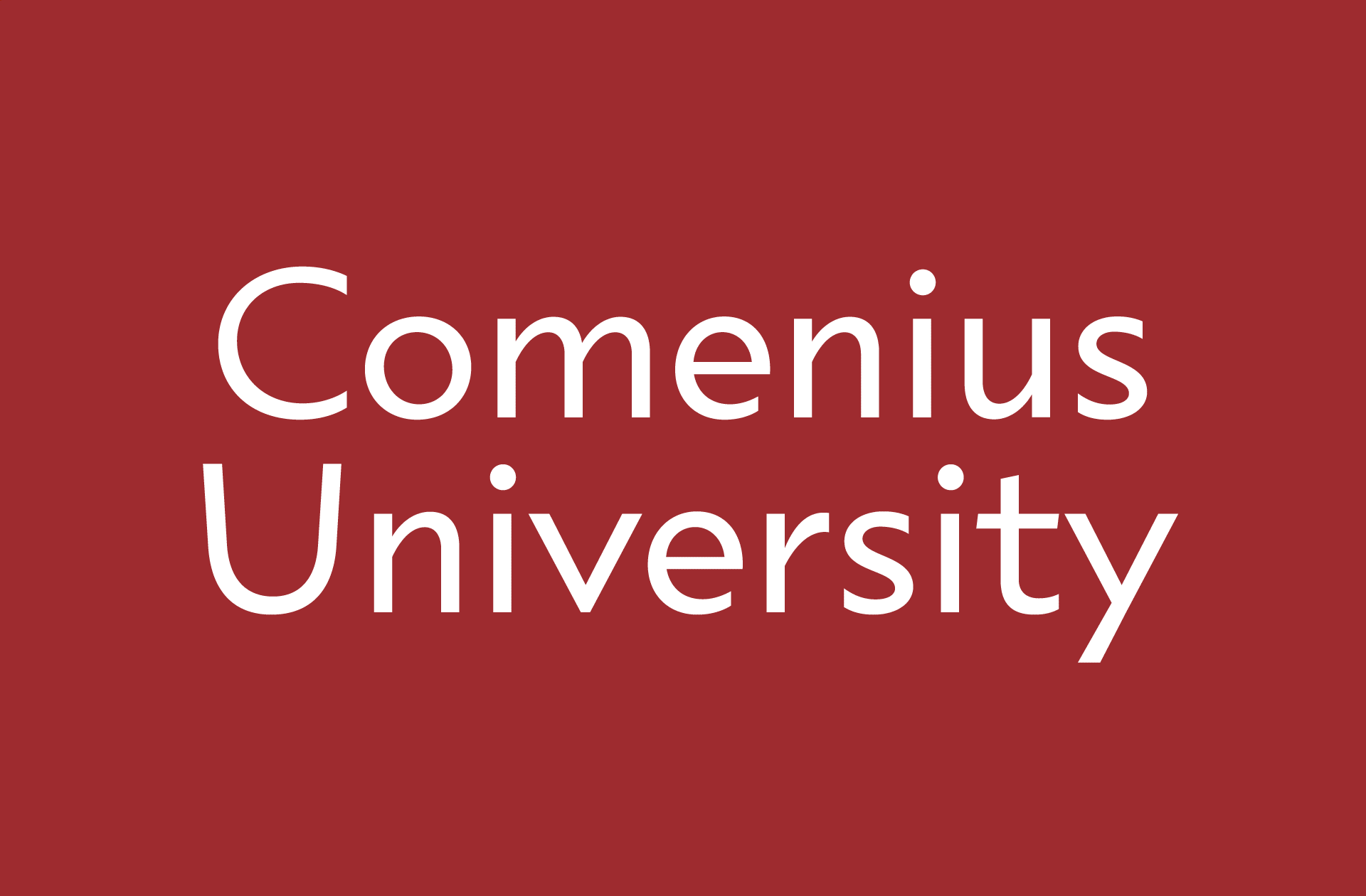 Custom Fonts: Comenius University