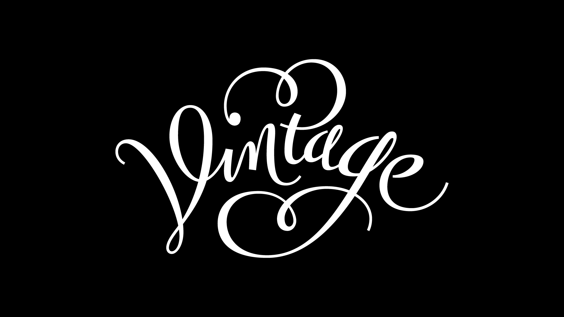 Lettering: Vintage