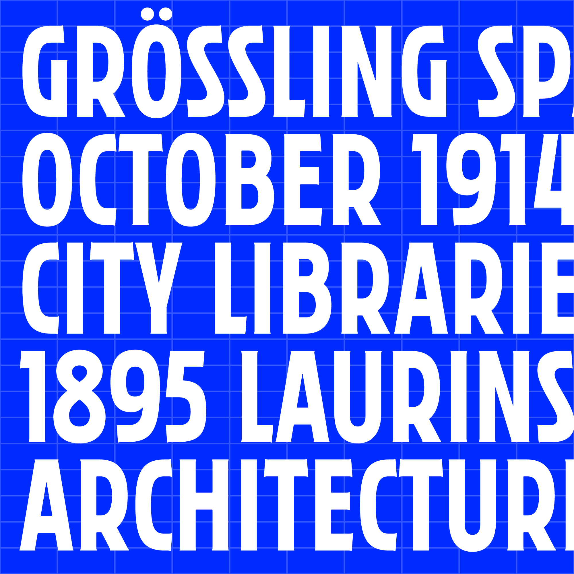 Custom Fonts: Grössling