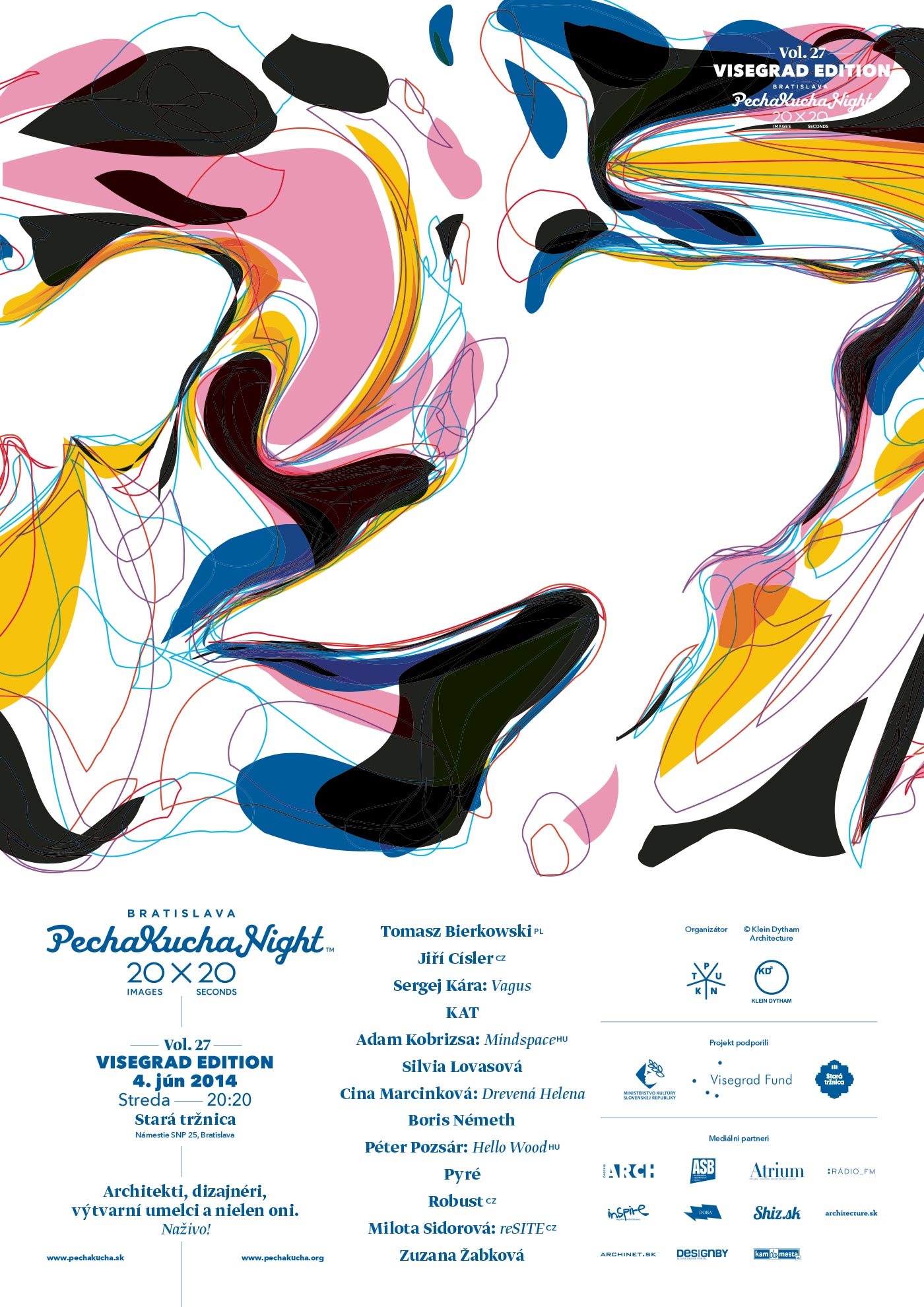 Lettering: PechaKucha Night Bratislava