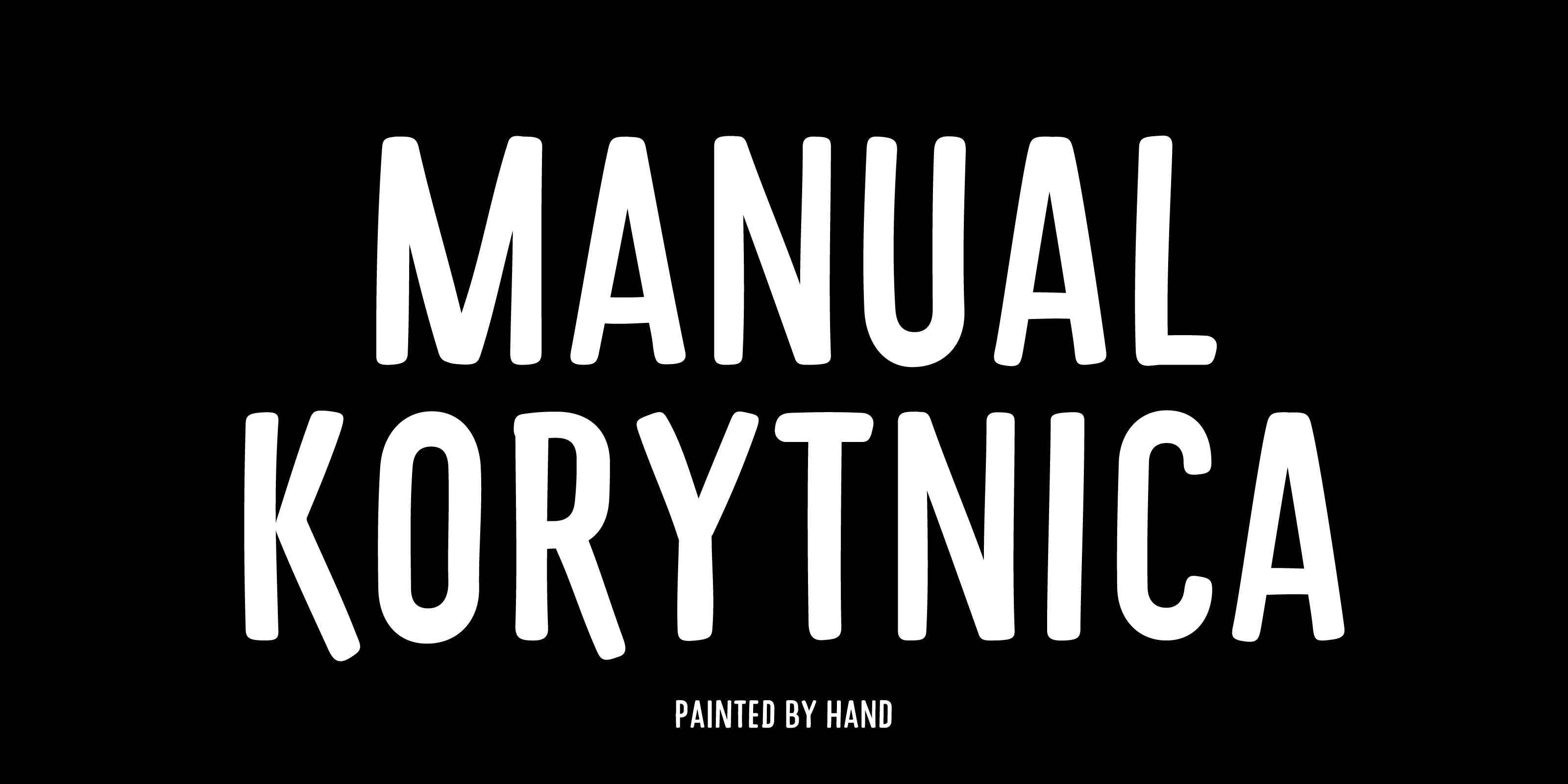 Manual Korytnica Font