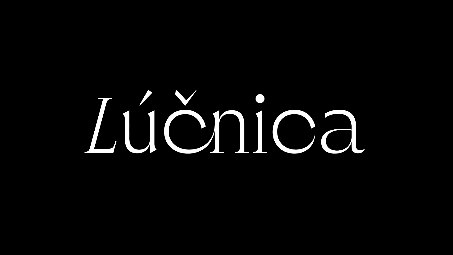 Písmo na mieru: Lúčnica