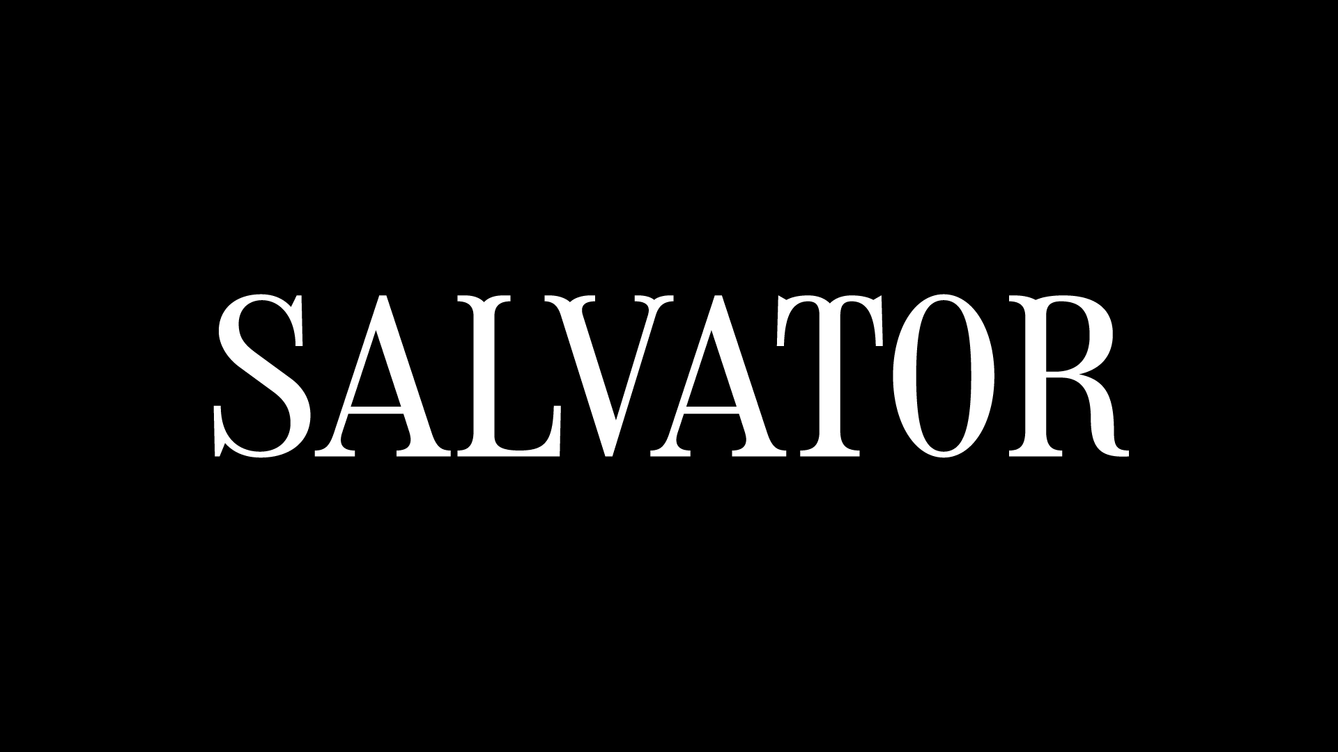 Písmo na mieru: Salvator