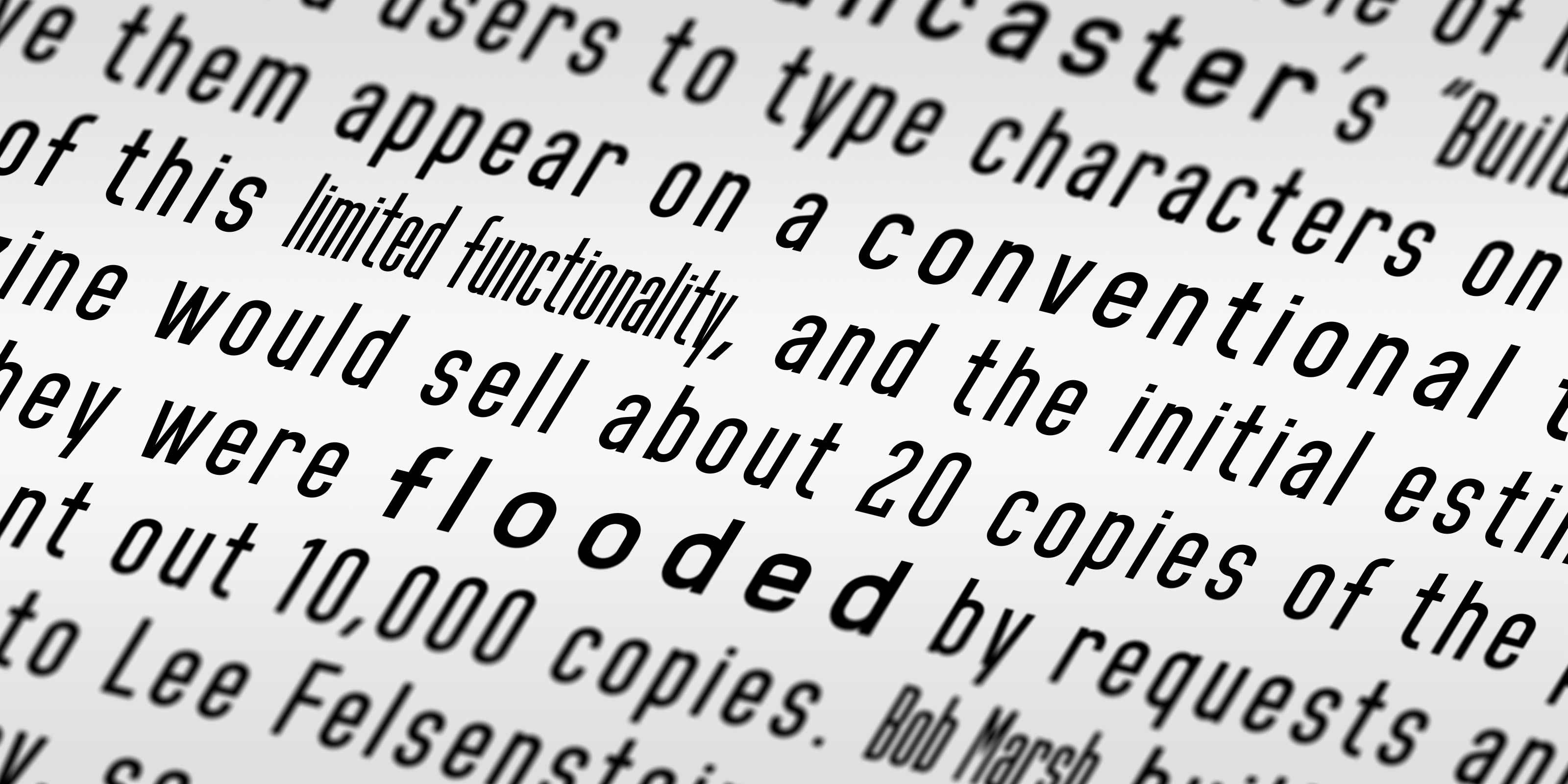 Písmo Manual Grotesk A