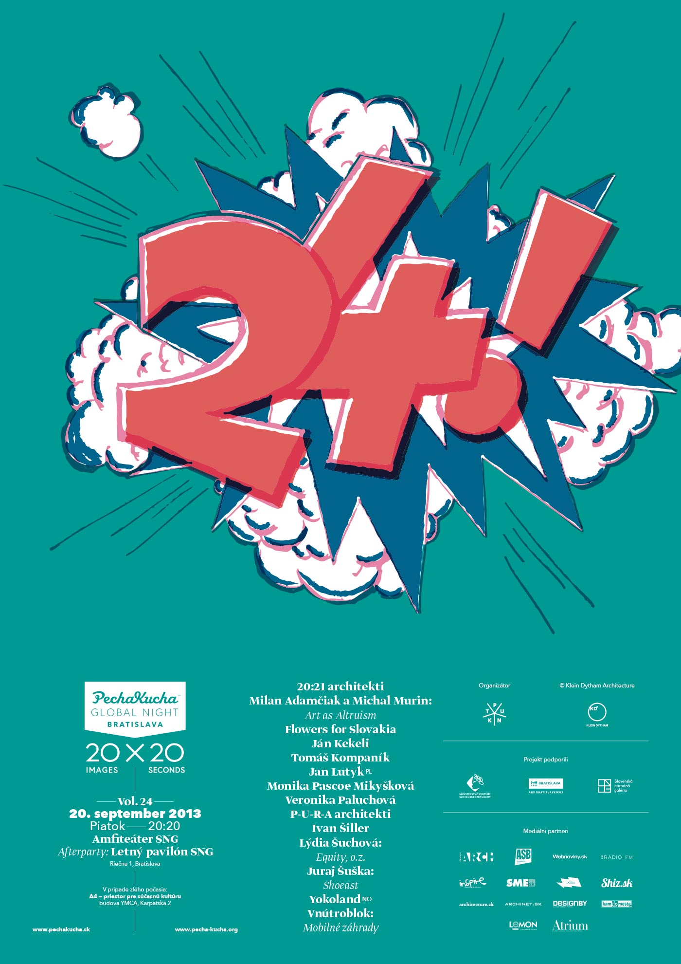 Lettering: PechaKucha Night Bratislava